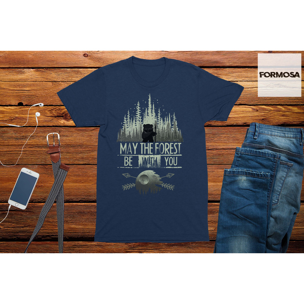 May The Forest Be With You T-Shirt men's funny tshirt - 3.jpg