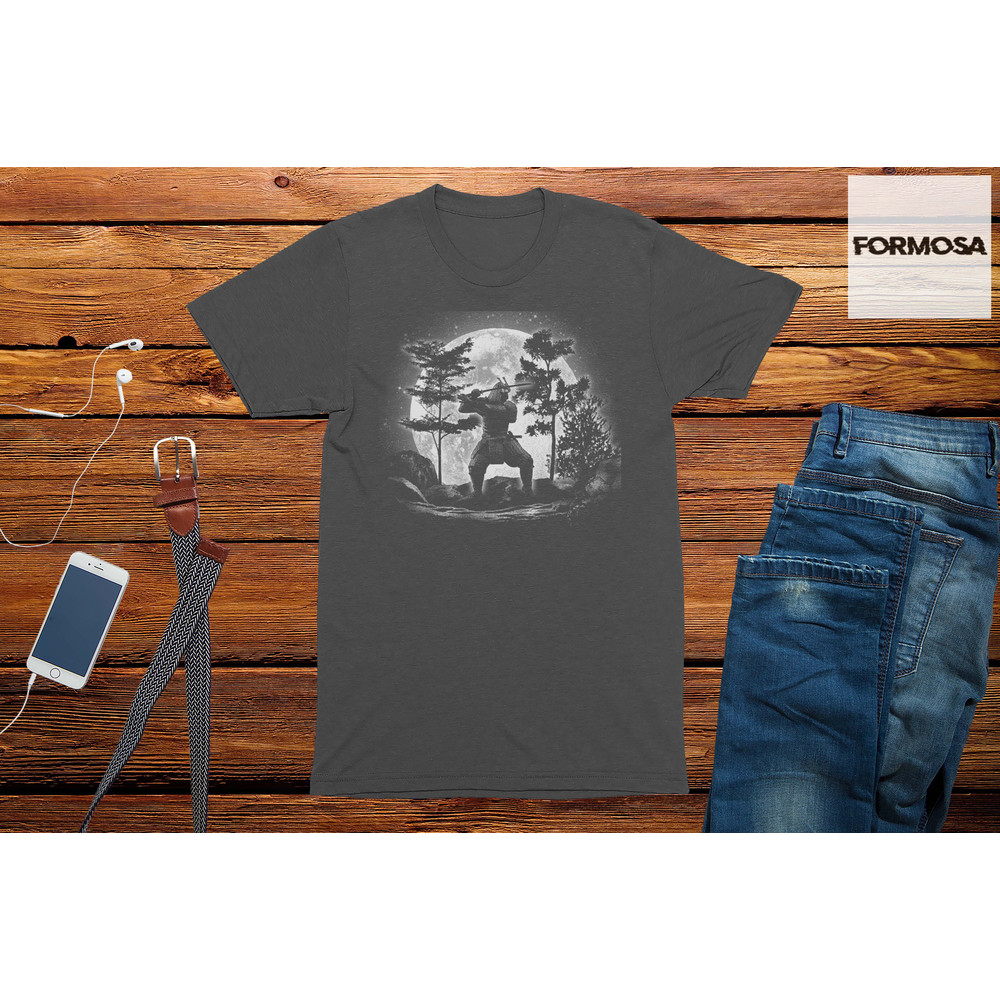 Moonlight Samurai Warrior T-Shirt gift for him comedy tshirt - 2.jpg
