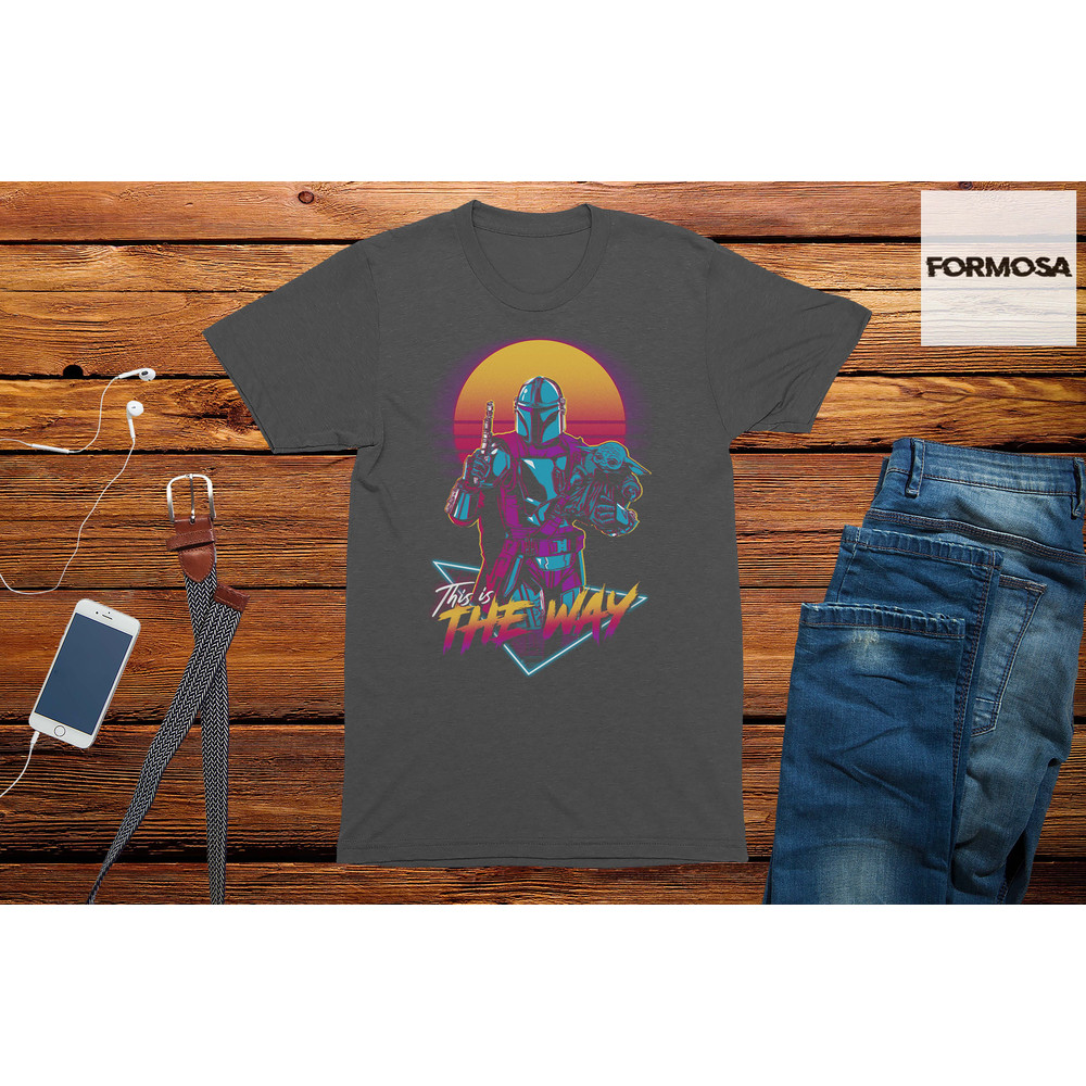 Neon Sunset This is The Way Mens T-Shirt, Geek Sci Fi Nerd Gift For Men - 2.jpg