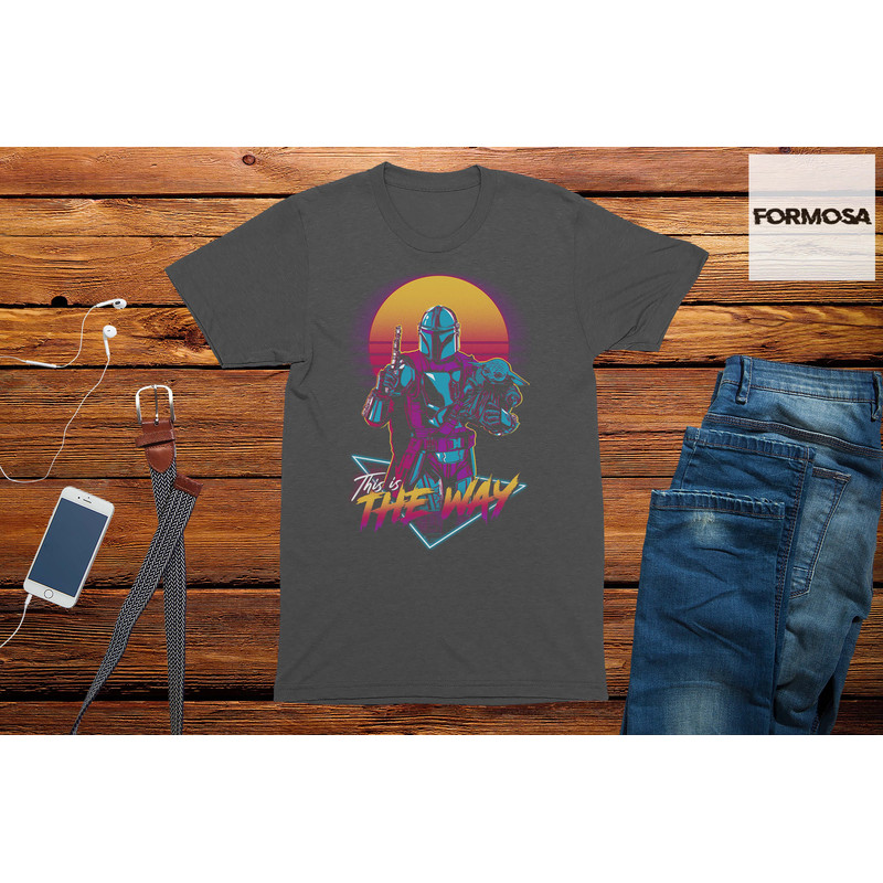 Neon Sunset This is The Way Mens T-Shirt, Geek Sci Fi Nerd Gift For Men - 2.jpg