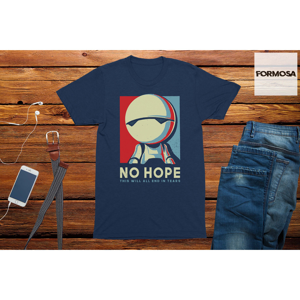 No Hope Marvin Robot T-Shirt Mens sci-fi funny t-shirt geek tshirt space clothing, - 1.jpg