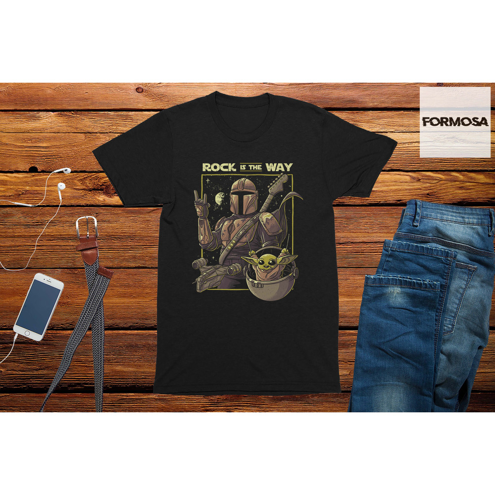 Rock is the way adults sci fi t-shirt, funny space nerd geek tee shirts for men - 1.jpg