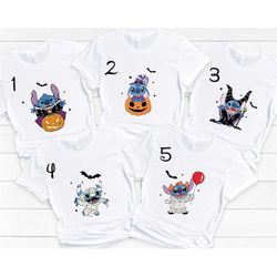 stitch horror halloween shirts, stitch halloween shirt, disney halloween, horror film characters, halloween party, disne