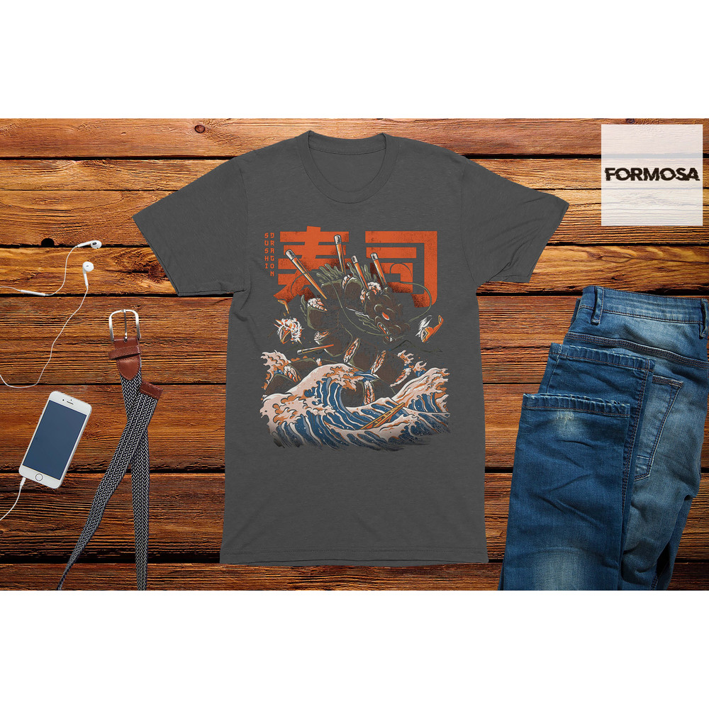 Sushi Dragon Monster T-Shirt anime gifts, Japanese anime shirt, manga shirt - 2.jpg