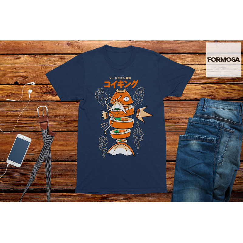 Sushicarp Anime Food T-Shirt gift, Japanese cartoon t-shirt, anime clothing - 3.jpg