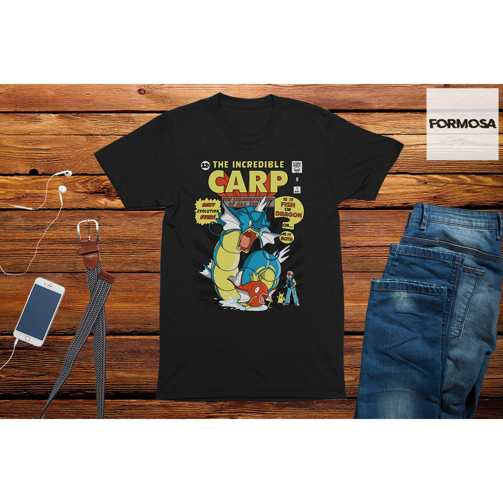 The Incredible Carp Adults Unisex T-Shirt, funny gaming gift, manga t-shirt, graphic tee, cartoon t-shirt, anime clothing, fashion t-shirt - 2.jpg