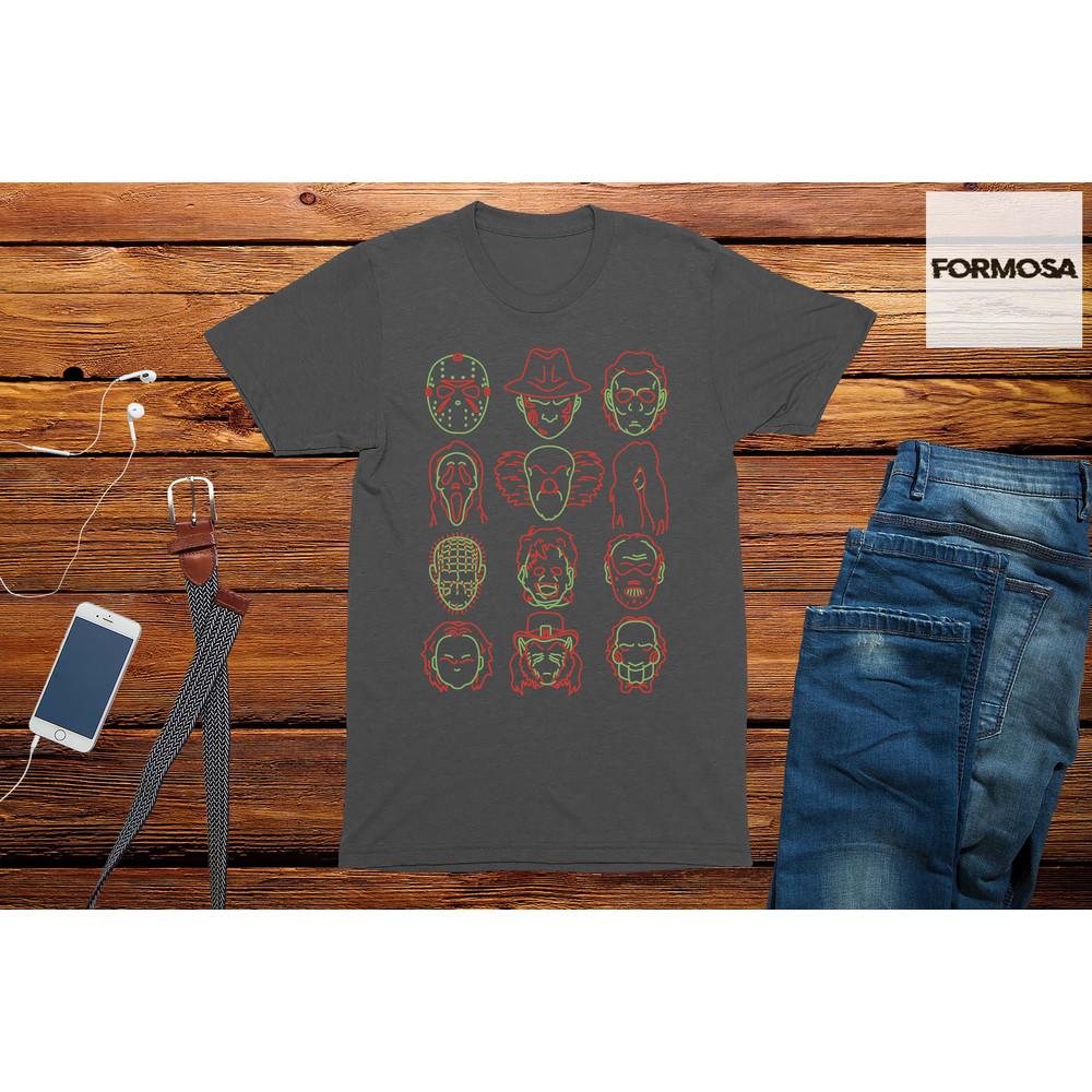 Halloween Horror Heads Adults Unisex T-Shirt - 2.jpg