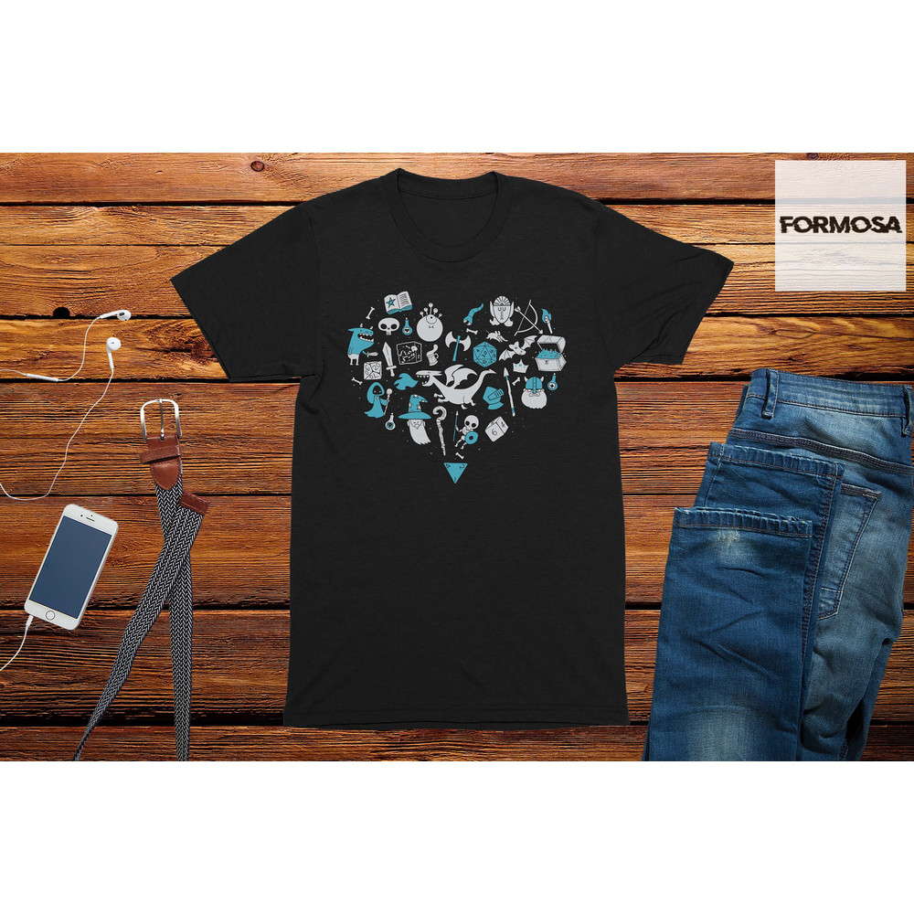 I Love Gaming Adults Unisex T-Shirt, critical role, critical hit, dungeon master, roleplay, men's t-shirt, gifts for gamers - 1.jpg