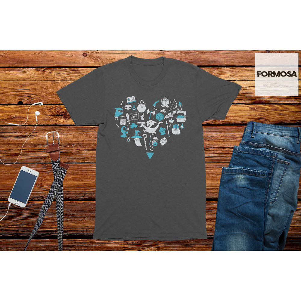 I Love Gaming Adults Unisex T-Shirt, critical role, critical hit, dungeon master, roleplay, men's t-shirt, gifts for gamers - 2.jpg