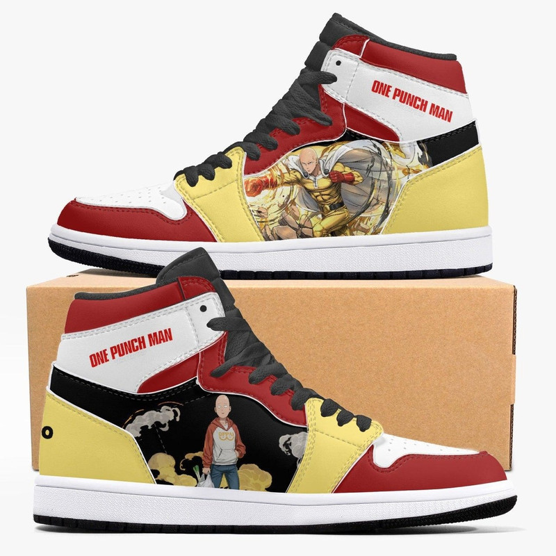 One Punch Man Saitama JD1 Shoes, Sakata Gintoki Gintama Jordan 1 Shoes, Sakata Gintoki Gintama Sneake