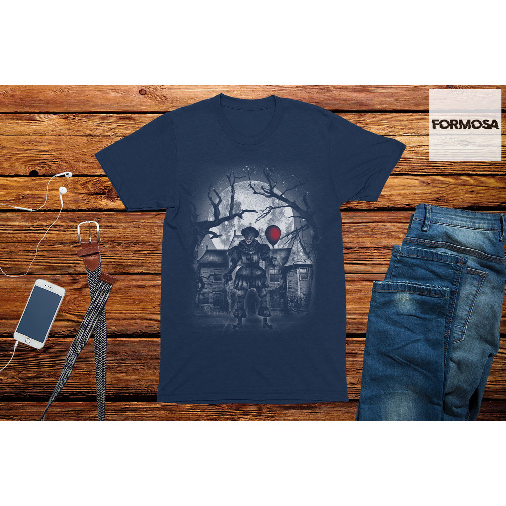 Moonlight Clown Halloween T-Shirt, men's funny t-shirt - 3.jpg