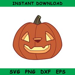 bluey pumpkin halloween svg, bluey halloween svg, bluey svg, cartoon svg, png dxf eps file