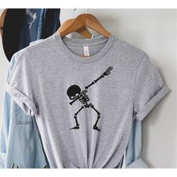 dancing skeleton shirt, skeleton shirt, happy halloween tee, funny skeleton shirt, skeleton party shirt, witchy shirt, c