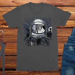 space hunter astronaut mens t-shirt, mens funny tshirt, comedy t shirt, gift for him, funny shirt, t shirt, t-shirt, men