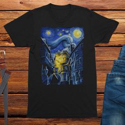 starry wizards alley adults unisex t-shirt