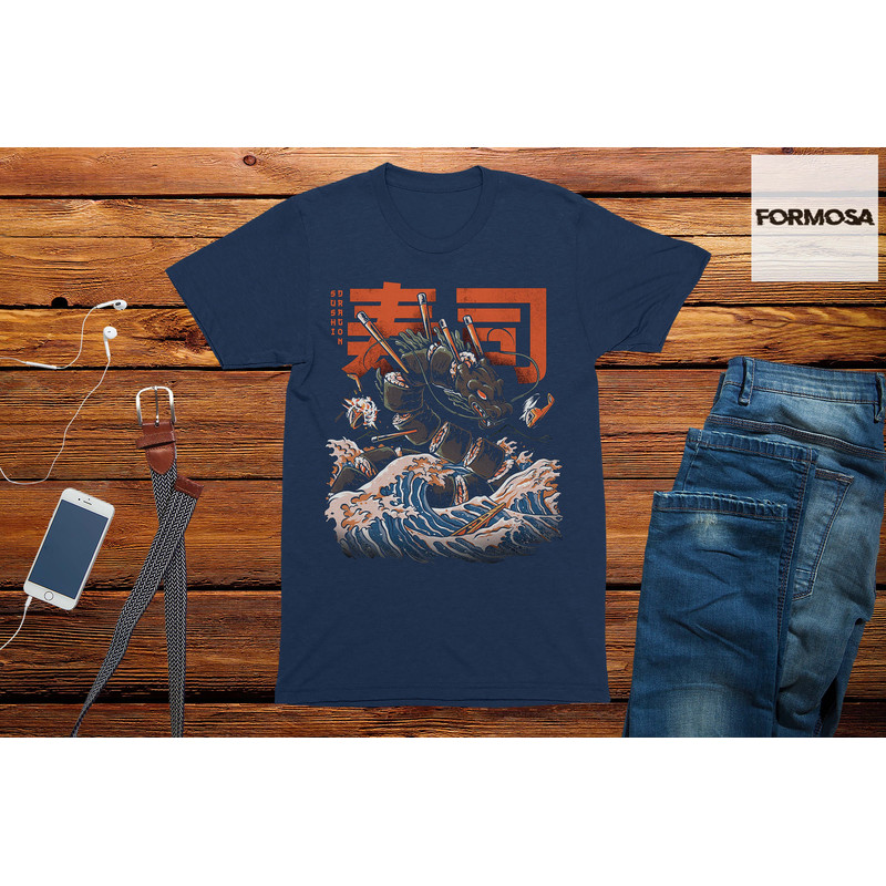 Sushi Dragon Monster T-Shirt anime gifts, Japanese anime shirt, manga shirt - 3.jpg