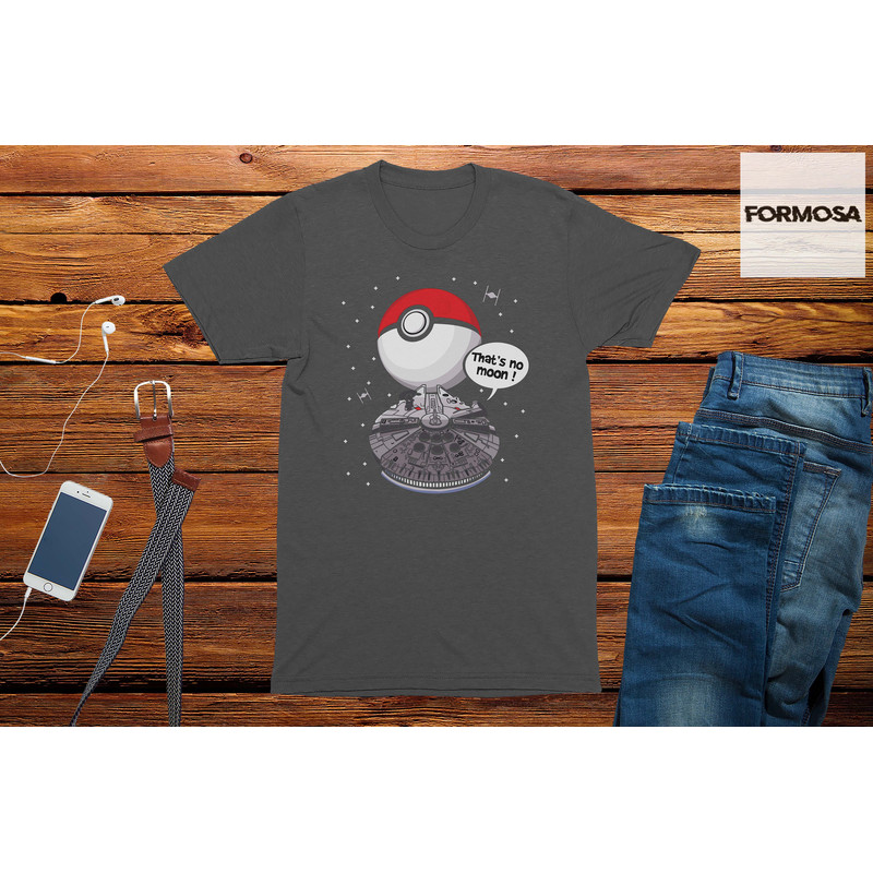 That's No Moon Anime Gaming T-Shirt Mens Sci Fi Gift Idea Tshirt - 2.jpg