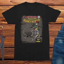 the amazing bounty hunter mens t-shirt