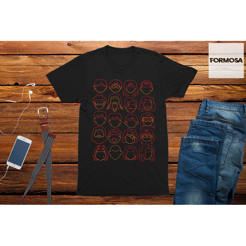 Wizard Movie Character Heads Adults T-Shirt - 1.jpg