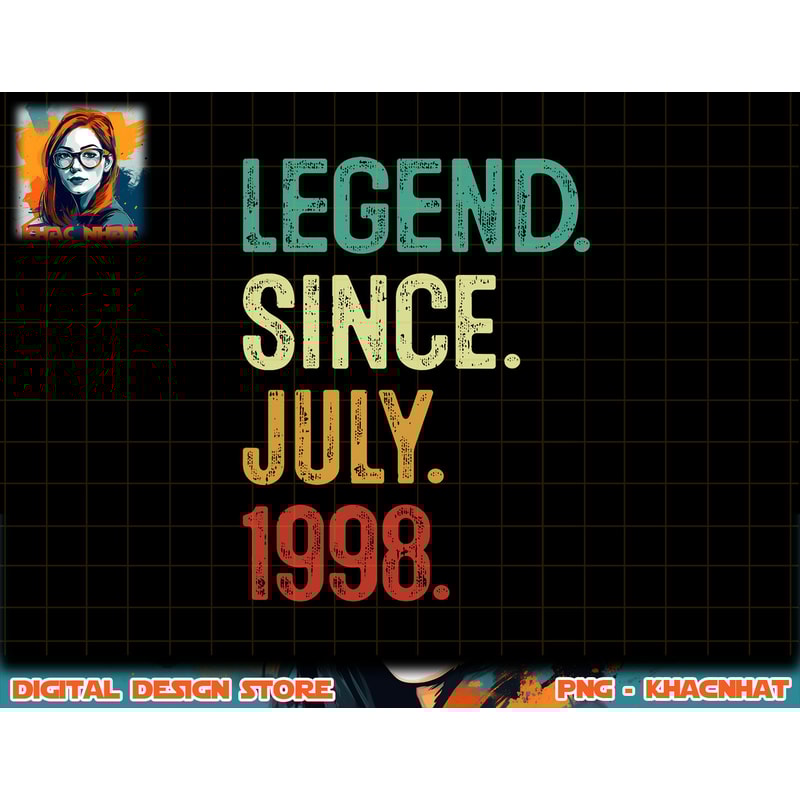 25 Years Old Legend Since July 1998 25th Birthday png, sublimation copy.jpg