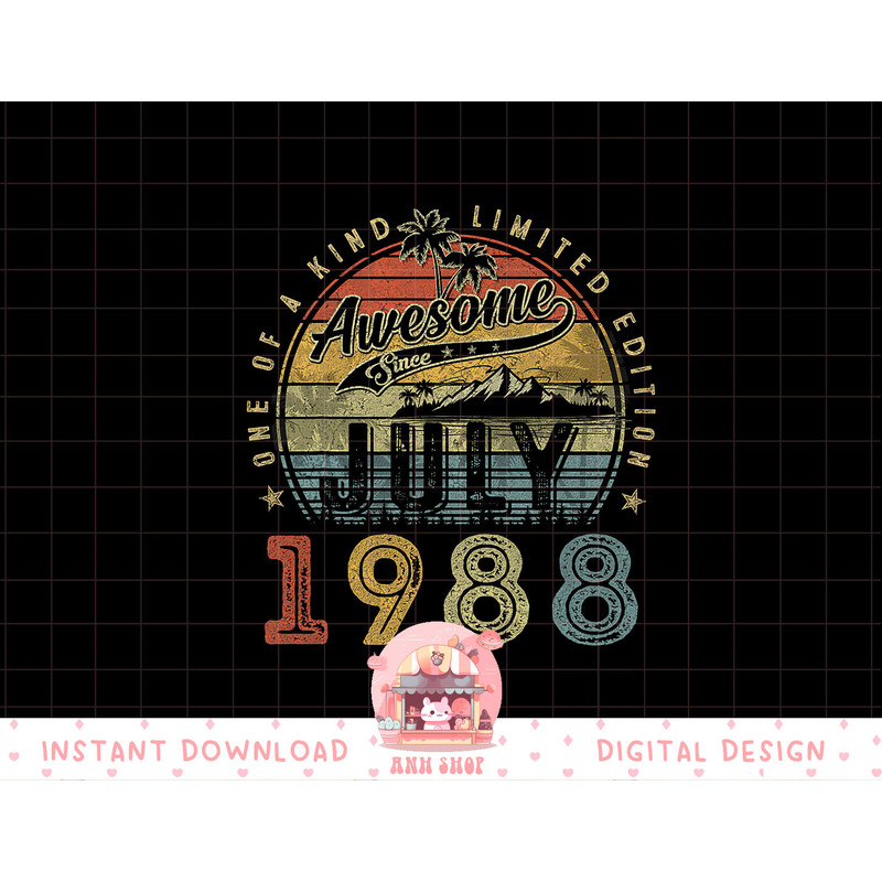 35 Year Old Awesome Since July 1988 35th Birthday png, sublimation copy.jpg