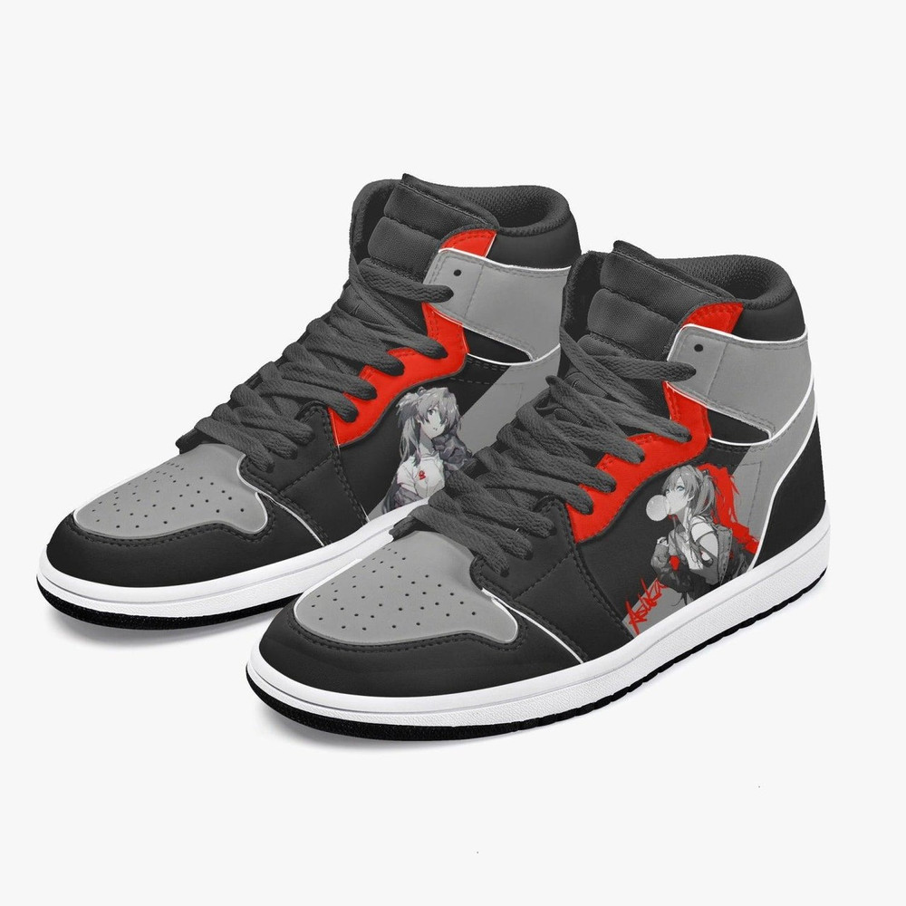 Neon Genesis Evangelion Asuka Langley Soryu JD1 Shoes, Sakata Gintoki Gintama Jordan 1 Shoes