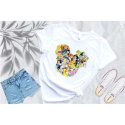 disney princess shirt, cinderella shirt, disney girl shirt, cute princess shirt, snow white shirt, princess ariel shirt,