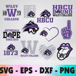 wiley college artwork hbcu collection, svg, png, eps, dxf