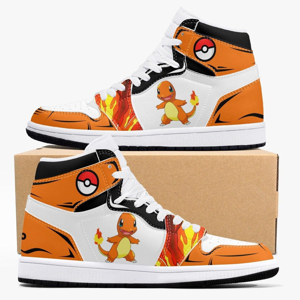 Pokemon Charmander JD1 Shoes, Sakata Gintoki Gintama Jordan 1 Shoes, Sakata Gintoki Gintama Sneake