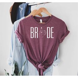 bride shirt, bride to be gift, bridal party shirts, bachelorette party tee, ring finger shirt, bridal gift, bride gifts,