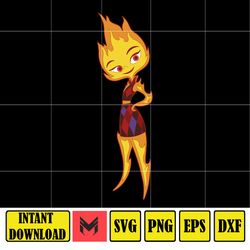 elemental clipart set svg, elemental svg cut files for cricut, silhouette, svg, elemental svg, instant download