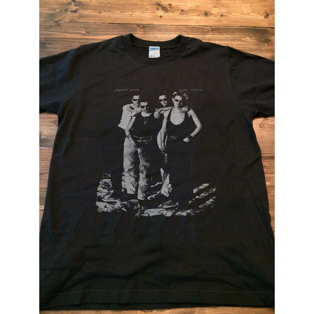 Depeche Mode World Violation Tour Violator Concert Men's Tshirt Size USA Unisex Heavy Cotton - 1.jpg