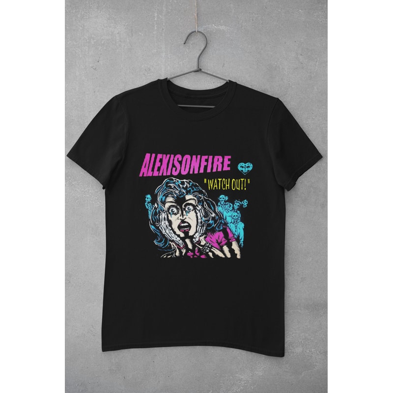 Most Popular Shirt 2019 ALEXISONFIRE Watch Out Hard Rock Men's Tshirt Size USA Unisex - 1.jpg