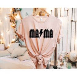 acdc mama shirt,rocker mama shirts, gift for mom, acdc t-shirts, mom shirts, mother's day gift shirt,