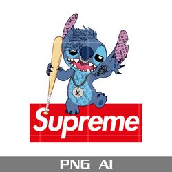 stitch supreme png, supreme brands logo png, stitch png, cartoon supreme png, ai digital file