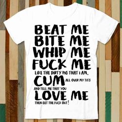 beat bite whip me adam ants t shirt adult unisex men women retro design tee vintage top a4782