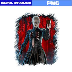 halloween pinhead png, pinhead png, halloween png, horror movie png, cartoon png, png digital file