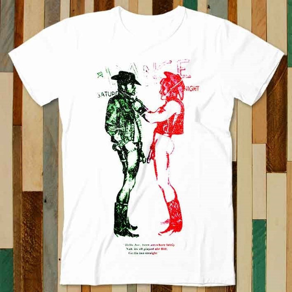 Nude Naked Cowboys Sid Vicious LGBTQAI Gay Lesbian Feminist Punk Rock T Shirt Adult Unisex Men Women Retro Design Tee Vintage Top A4741 - 1.jpg