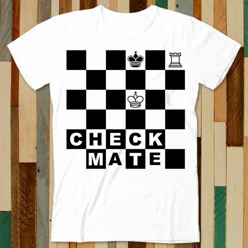 Chess Master Check Mate Queen Castle T Shirt Adult Unisex Men Women Retro Design Tee Vintage Top A4731 - 1.jpg
