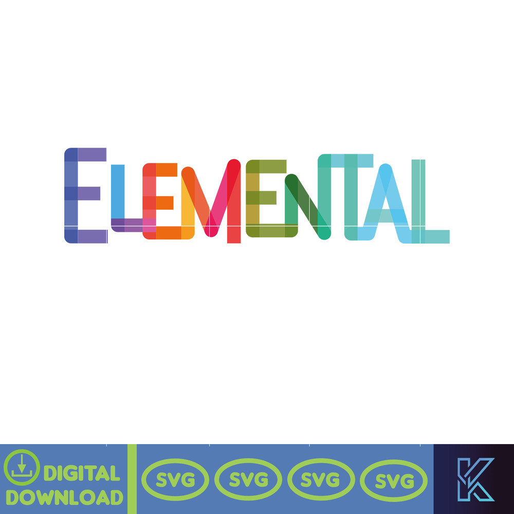 Elemental clipart set Svg, Elemental Svg cut files for Cricut, Silhouette, Svg, Elemental Svg, Instant Download (6).jpg