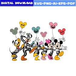Mickey And Friends Svg, Mickey Mouse Halloween Svg, Mickey Mouse Svg, Halloween Svg, Disney Svg, Png Eps Digital File