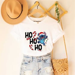 stitch christmas shirt, stitch xmas shirt, ho ho ho stitch shirt, winter trip vacation gift, christmas disney stich shir