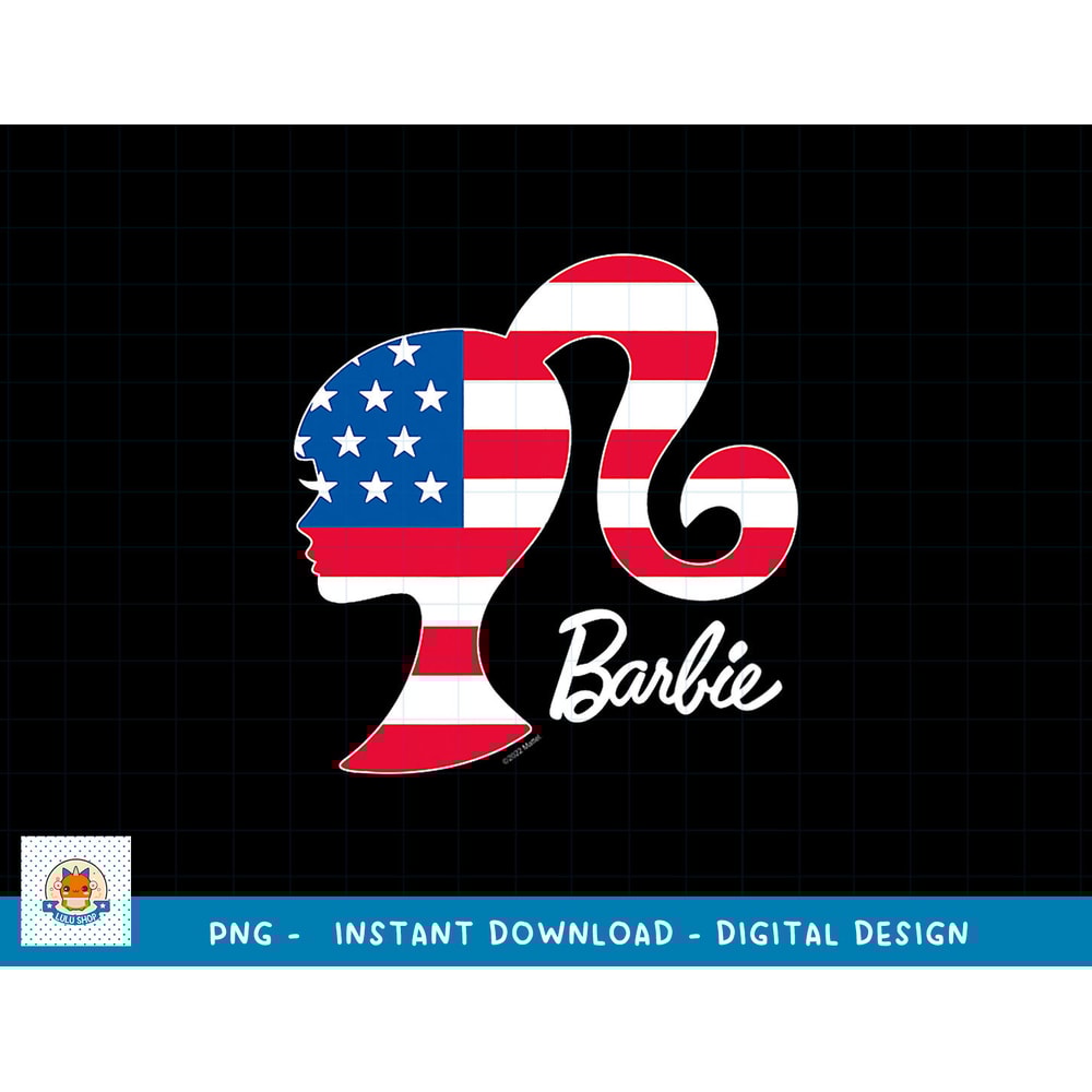 Barbie - Barbie Logo USA Flag png, sublimation copy.jpg
