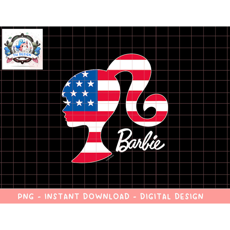 Barbie - Barbie Logo USA Flag png, sublimation copy.jpg
