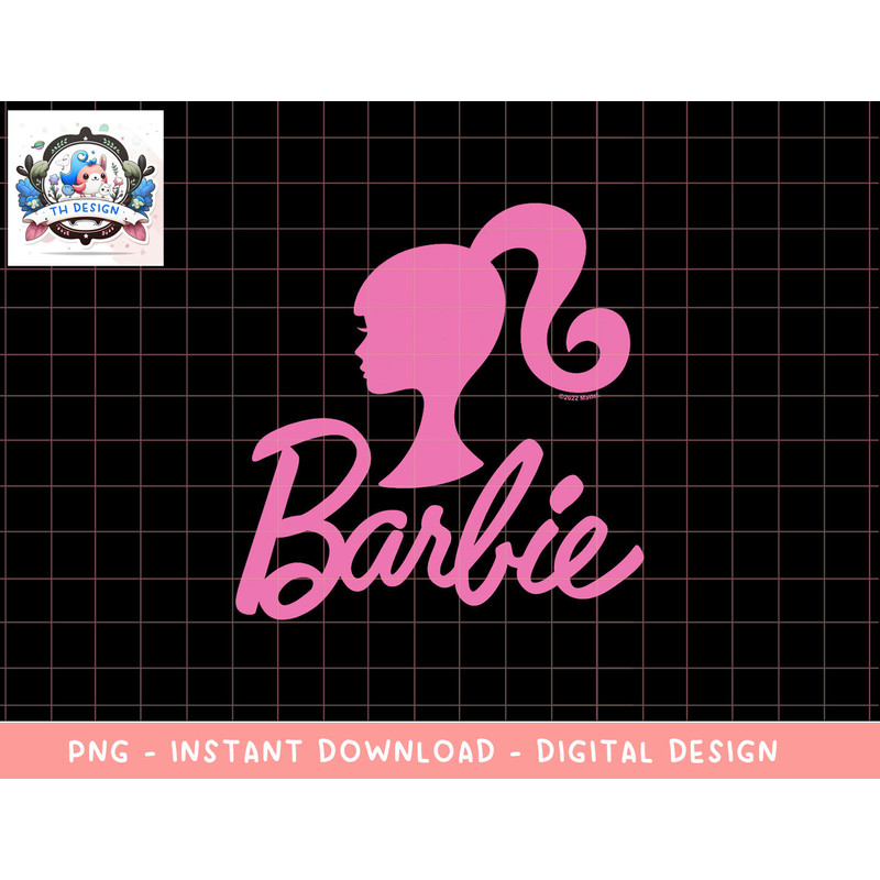 Barbie - Barbie Pink Logo Glitter png, sublimation copy.jpg
