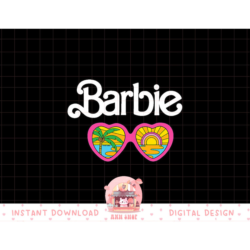 Barbie - Barbie Retro Sunglasses Summer Logo png, sublimation copy.jpg