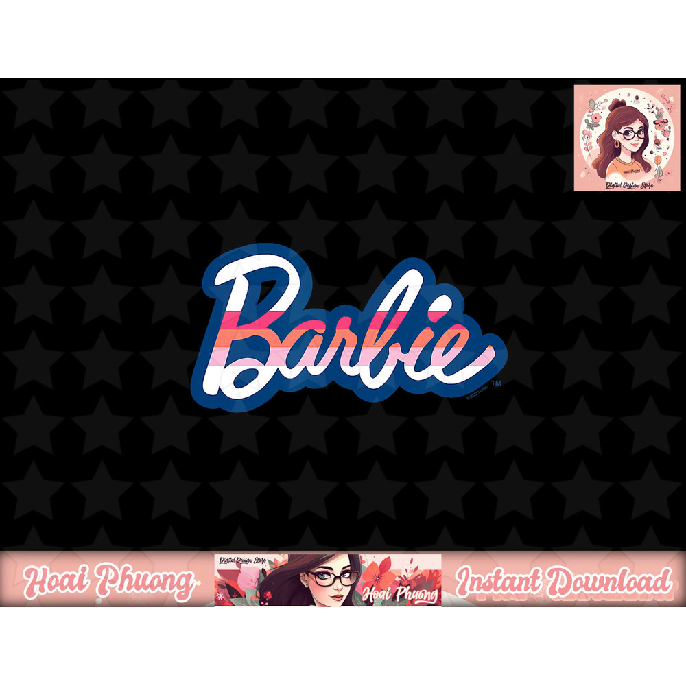 Barbie - Barbie Stripe Logo png, sublimation copy.jpg