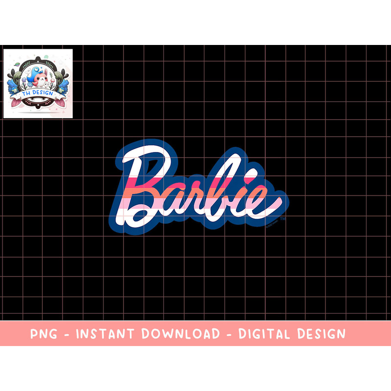 Barbie - Barbie Stripe Logo png, sublimation copy.jpg