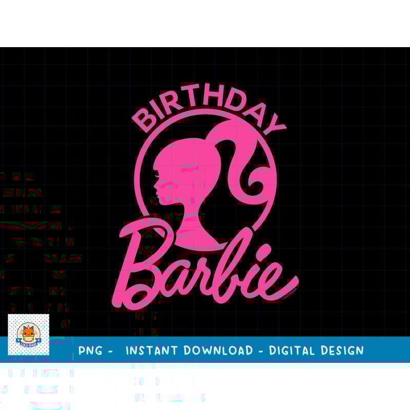 Barbie - Birthday Logo Barbie png, sublimation copy.jpg