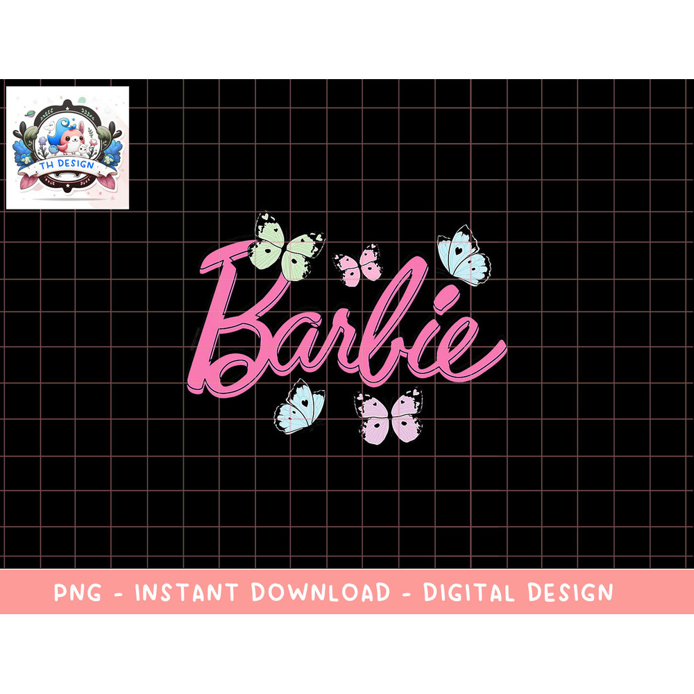 Barbie - Butterflies Logo png, sublimation copy.jpg